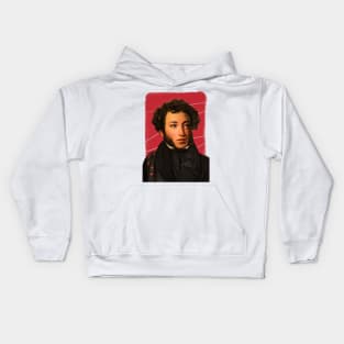 Russian Poet Alexander Pushkin Kids Hoodie